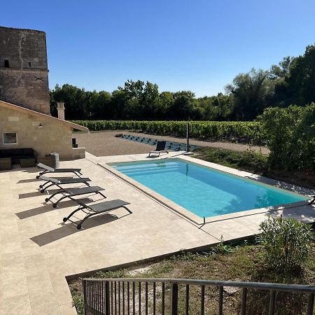 Gite Avec Piscine, Chateau De Lescours, St-Emilion Saint-Sulpice-de-Faleyrens Eksteriør billede