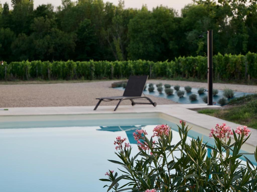 Gite Avec Piscine, Chateau De Lescours, St-Emilion Saint-Sulpice-de-Faleyrens Eksteriør billede